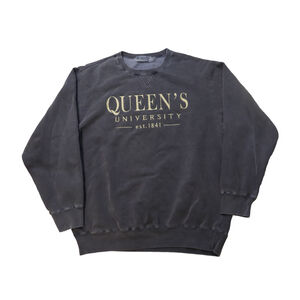 Vintage Queen's University Logo Crewneck Sweatshirt Size XXL